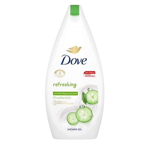 Dove Cucumber & Green Tea Body Wash 500 Ml