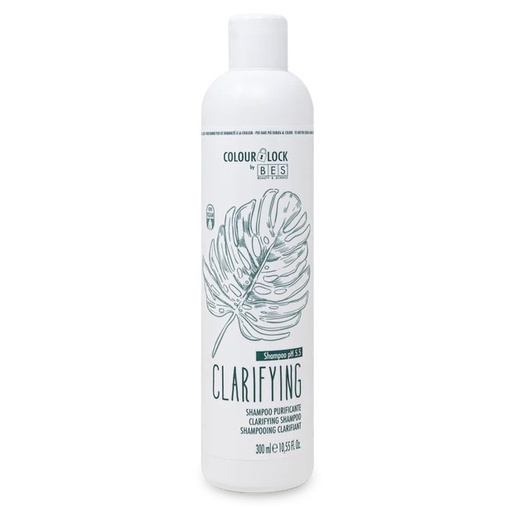 [Clarifying 300] BES Colour Lock Clarifying Shampoo PH 5.5 300 Ml