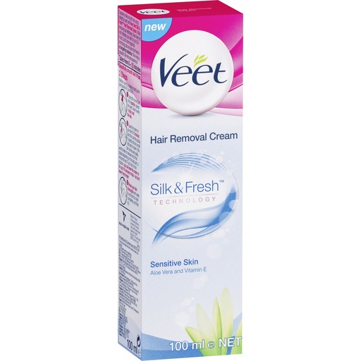 Veet Silky Fresh  Hair Removal Cream Sensitive Skin 100 ml