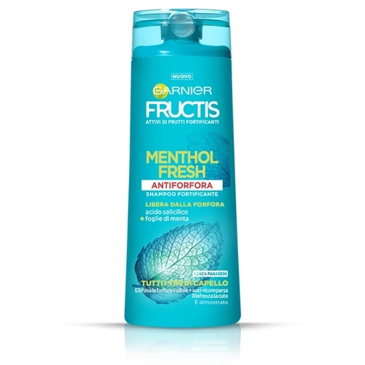 Garnier Fructis Menthol Fresh Anti Dandruff  Shampoo 250 Ml