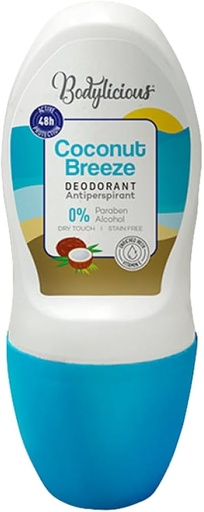 Bodylicious Coconut Breeze Deodorant Antiperspirant 50ml
