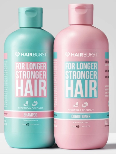 Hair Burst For Longer Stronger Hair Set Shampoo & Condotioner 350 Ml