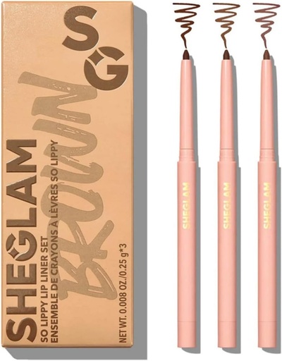 SHEGLAM Lip Liner Set Brown
