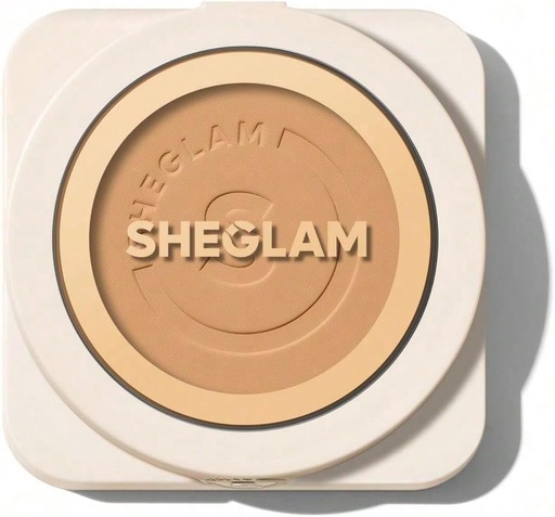 SHEGLAM high coverage powder foundation sand 